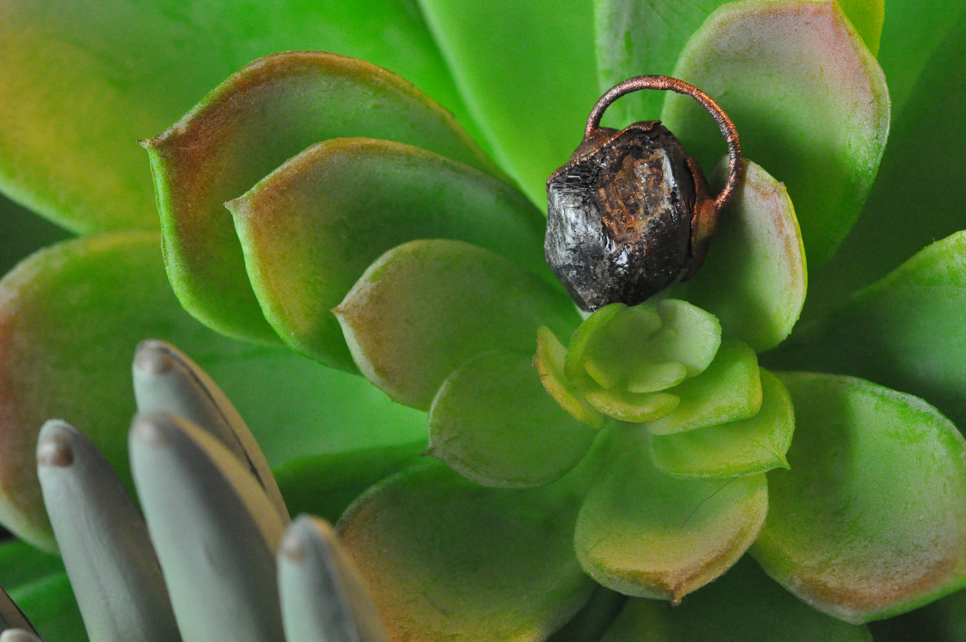 Heavy Power Raw Garnet Pendant