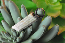 Load image into Gallery viewer, Pale Green and Pink Tourmaline Wand Pendant
